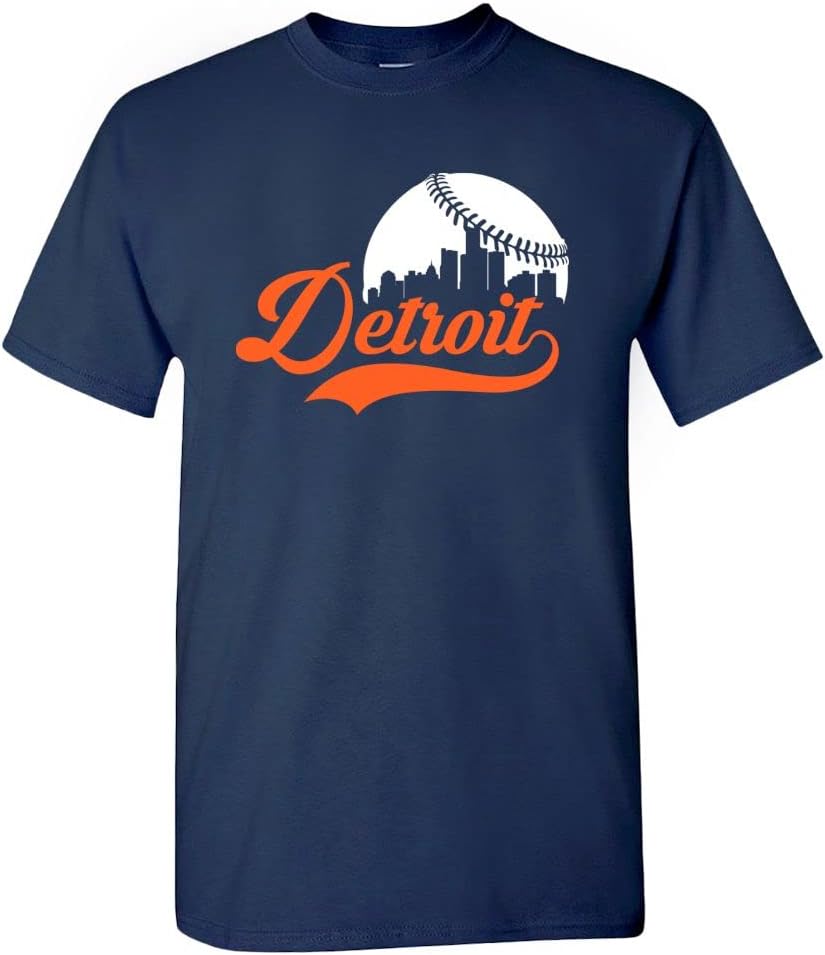 Ropa de hombre Cityscape Skyline para los fanáticos del béisbol