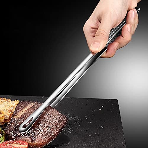 Juego de pinzas coreanas para barbacoa, pinzas de barbacoa coreanas, pinzas para parrilla, pinzas de cocina para cocinar, pinzas de carne de acero
