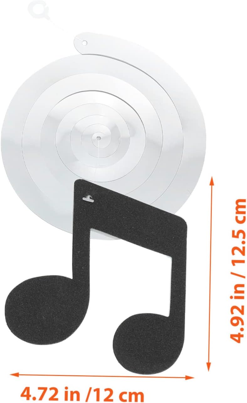 Toyvian 24 dijes musicales para decoración de tablón de anuncios, pancarta de graduación, decoraciones musicales, pancarta de fiesta musical,