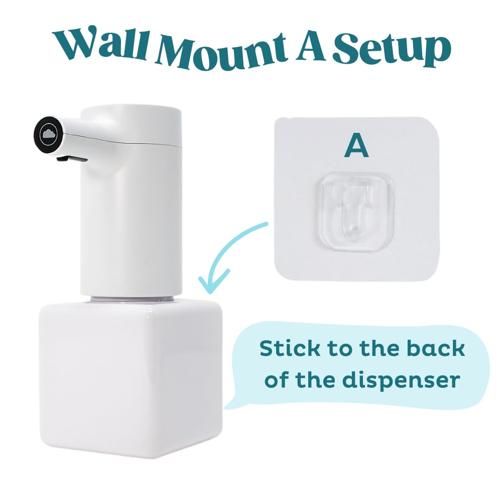 Dispensador de espuma de papel higiénico, sin contacto, impermeable, recargable, 100% desechable, ingredientes naturales, alternativa ecológica para