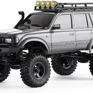 WOWRC FMS RC Crawler Toyota Cruiser LC80 FCX18-118 Camiones todoterreno 4X4 RC Rock Crawler con transmisión de 2.4 GHz, ejes de portal, luces LED, WOWRC FMS RC Crawler Toyota Cruiser LC80 FCX18-118 Camiones todoterreno 4X4 RC Rock Crawler con transmisión de 2.4 GHz, ejes de portal, luces LED,