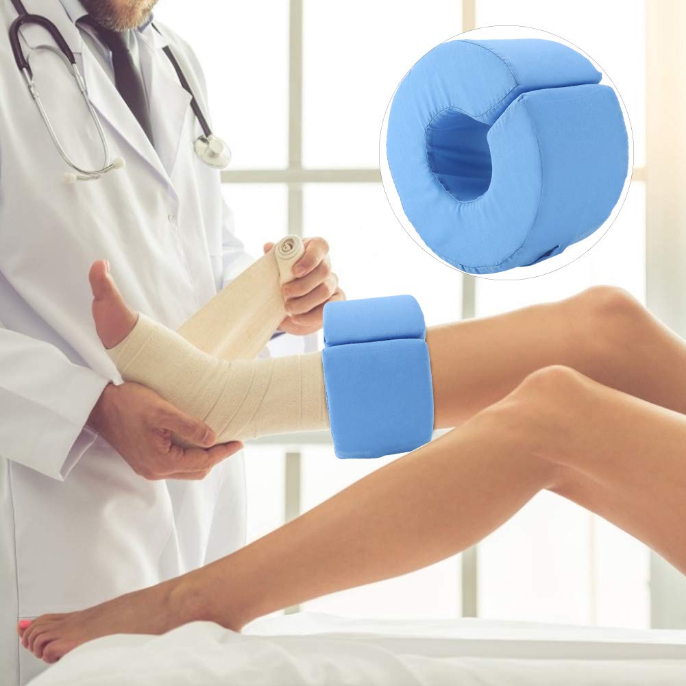 Almohada de elevación de pie Cojín de espuma de tobillo Almohada de elevación de piernas Cojín médico de tobillo para dolor de cama Presión de pie