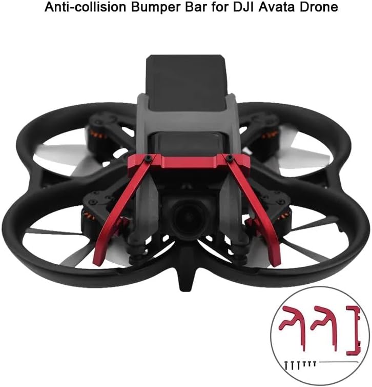 Barras protectoras de protección contra choques, barra protectora de cámara cardán para D-JI Avata Aircraft R-C Quadcopters Drone Accesorios (color