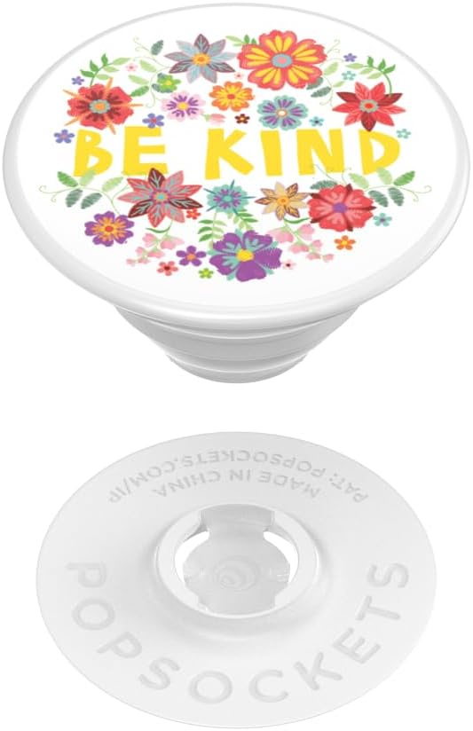 POPSOCKETS Agarre para teléfono con soporte expandible – Be Kind Embroidery