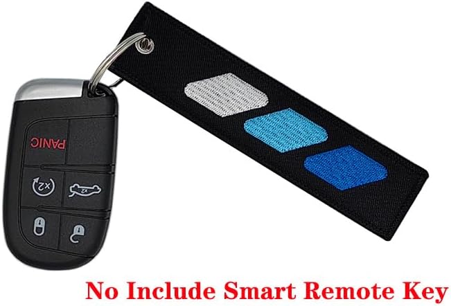 Xnqdre Llavero de etiqueta tricolor con llavero compatible con Toyota Tacoma TRD 4Runner Tundra accesorios de llavero de automóvil.