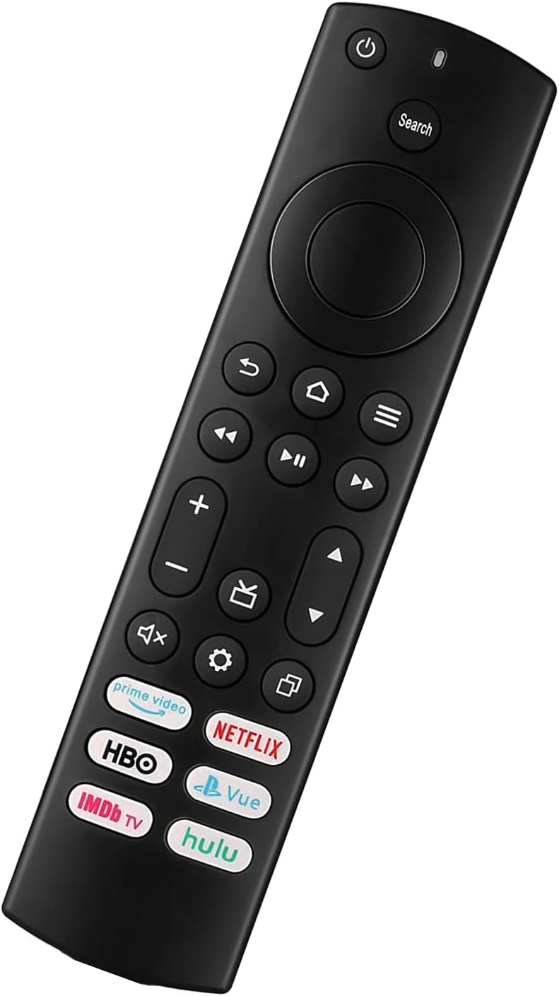 Control remoto universal para todos los televisores inteligentes Toshiba y televisores inteligentes Insignia con 6 botones de acceso directo, no
