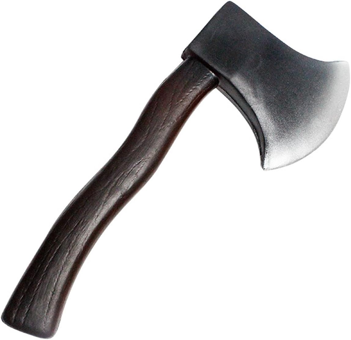 Dzrige Hacha de Halloween Prop PU Foam Axe divertido hacha de hacha de juguete conjunto para fiesta de disfraces de Halloween