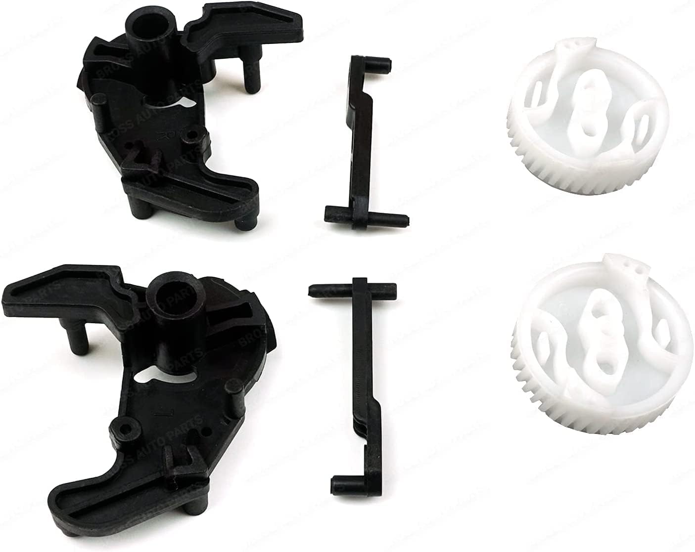 VALEA Kit de reparación de engranajes de bloqueo de puerta 51217202143 para B.M.W 1 3 5 X5 X6 Z4 E90 E91 E92 E93 izquierda y derecha