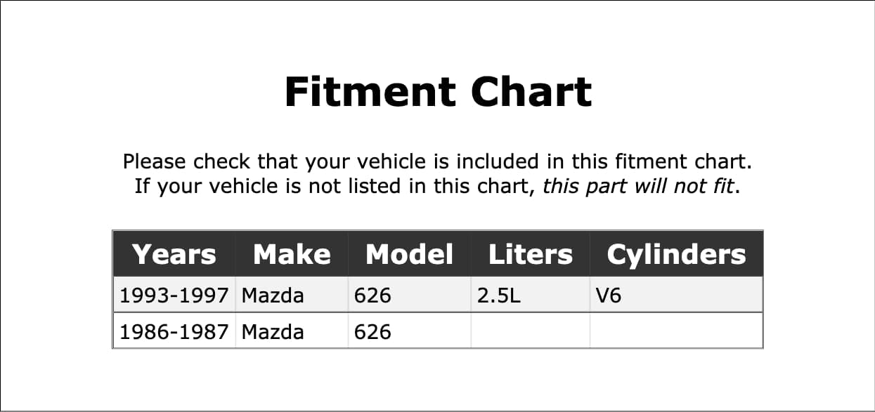 Lower OR Lower – Tee To Radiator Radiator Coolant Hose Compatible With Mazda 626 2.5L V6 1986 1987 1993 1994 1995 1996 1997 PC-178366