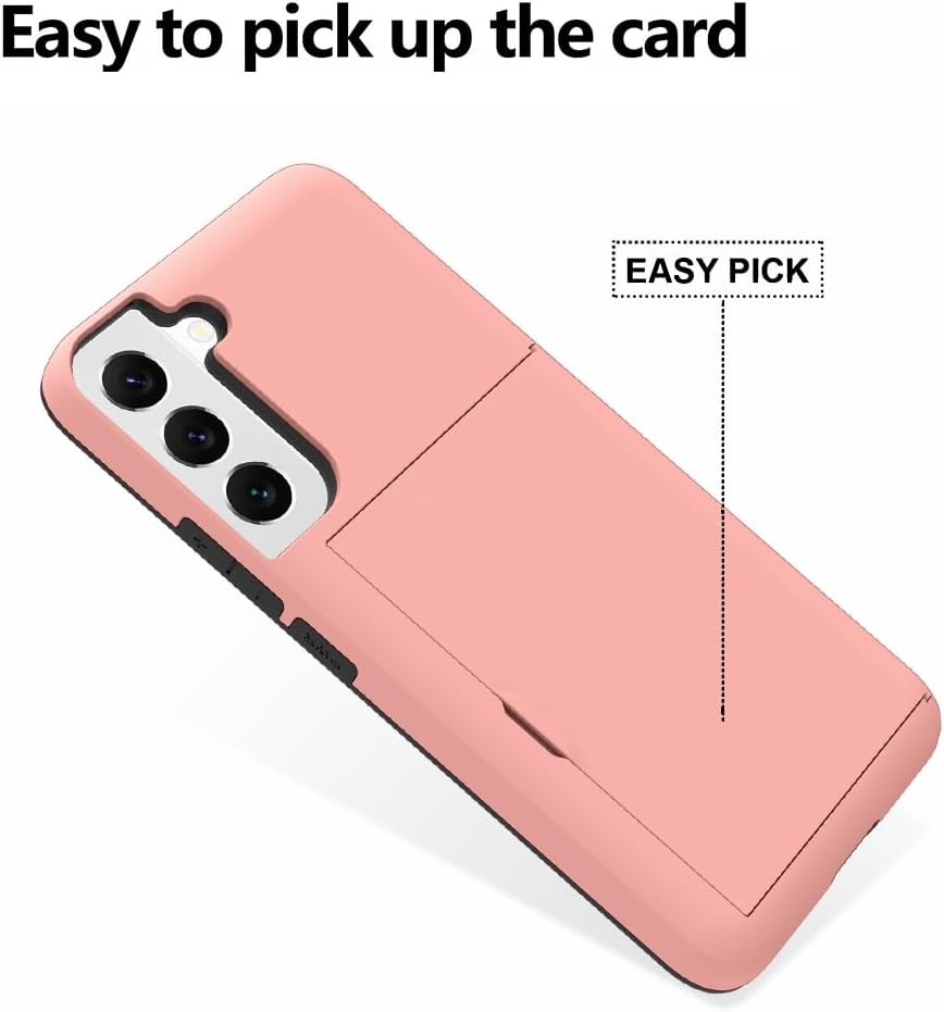 ZIYE Funda para Galaxy S21 Plus 5G con tarjetero, funda tipo cartera para Galaxy S21 Plus, antiarañazos, doble capa, bolsillo oculto, a prueba de