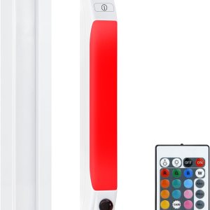 Luz LED para debajo del gabinete con control remoto, funciona con pilas, luz cambiante de colores con temporizador, barra de iluminación regulable, Luz LED para debajo del gabinete con control remoto, funciona con pilas, luz cambiante de colores con temporizador, barra de iluminación regulable,