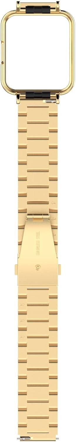 Correas de reloj compatibles con Xiaomi Mi Redmi Watch 2 Lite ajustables de acero inoxidable sólido correas de repuesto para Xiaomi Mi Redmi Watch 2