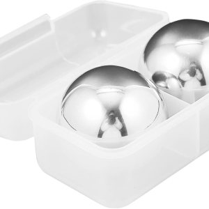 Cabilock 2 piezas de acero inoxidable hielo piedra vino vino cubos de hielo enfriamiento resistente al desgaste piedras whisky amantes del hielo Cabilock 2 piezas de acero inoxidable hielo piedra vino vino cubos de hielo enfriamiento resistente al desgaste piedras whisky amantes del hielo