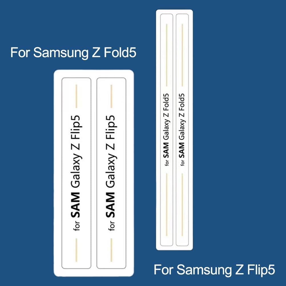 Paquete de 2 protectores de pantalla para Galaxy Z Fold 5 Flip 5 Flip 5, película protectora transparente antiarañazos para bisagra autorreparable