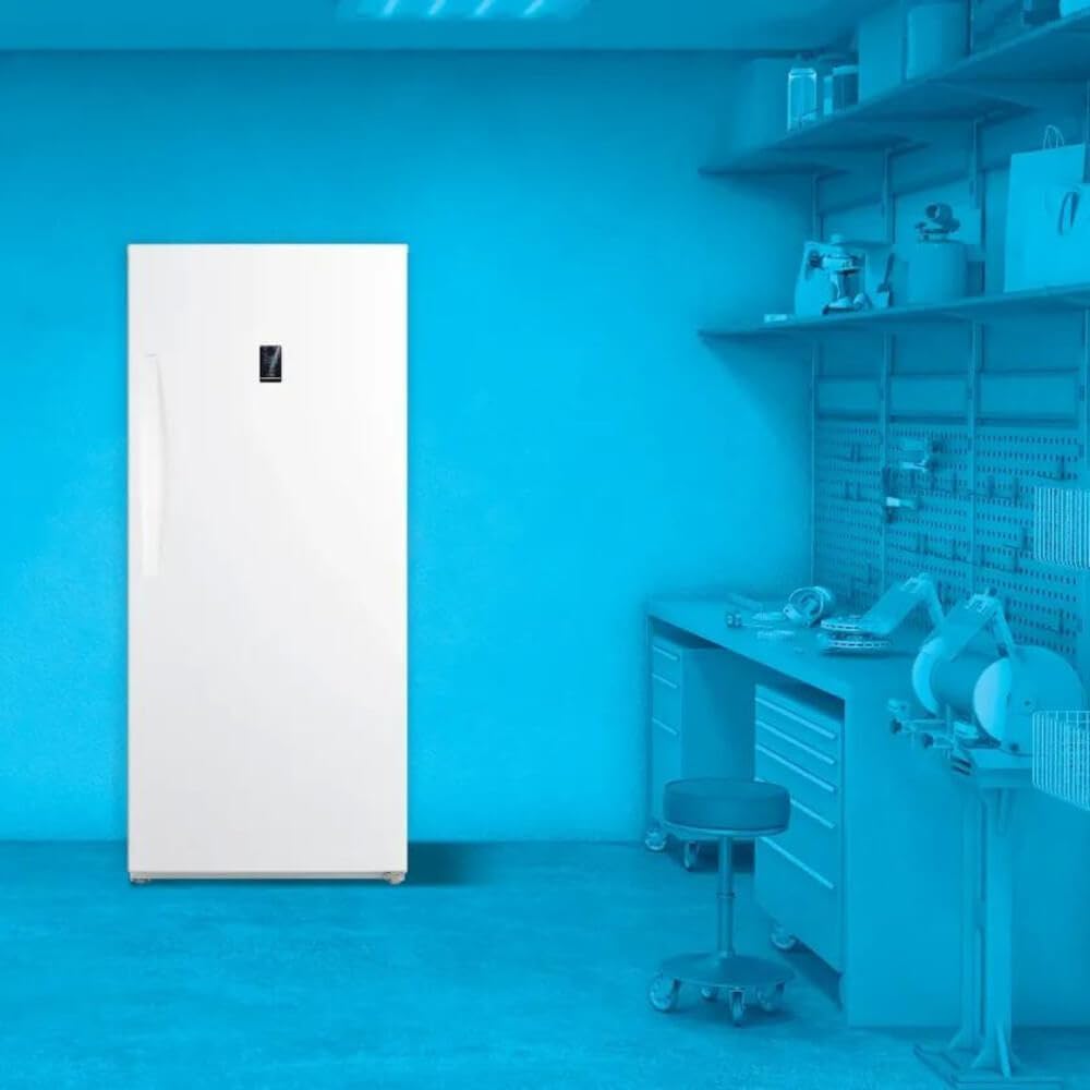 Element EUF21CEBW – Congelador vertical blanco de 21 pies cúbicos