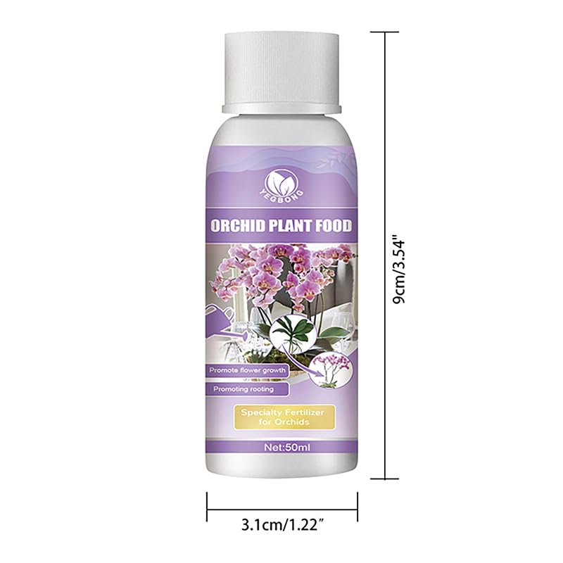 Fertilizante especial para orquídeas de 1.7 fl oz, planta líquida de enraizamiento, agente de enraizamiento rápido, fertilizante orgánico para