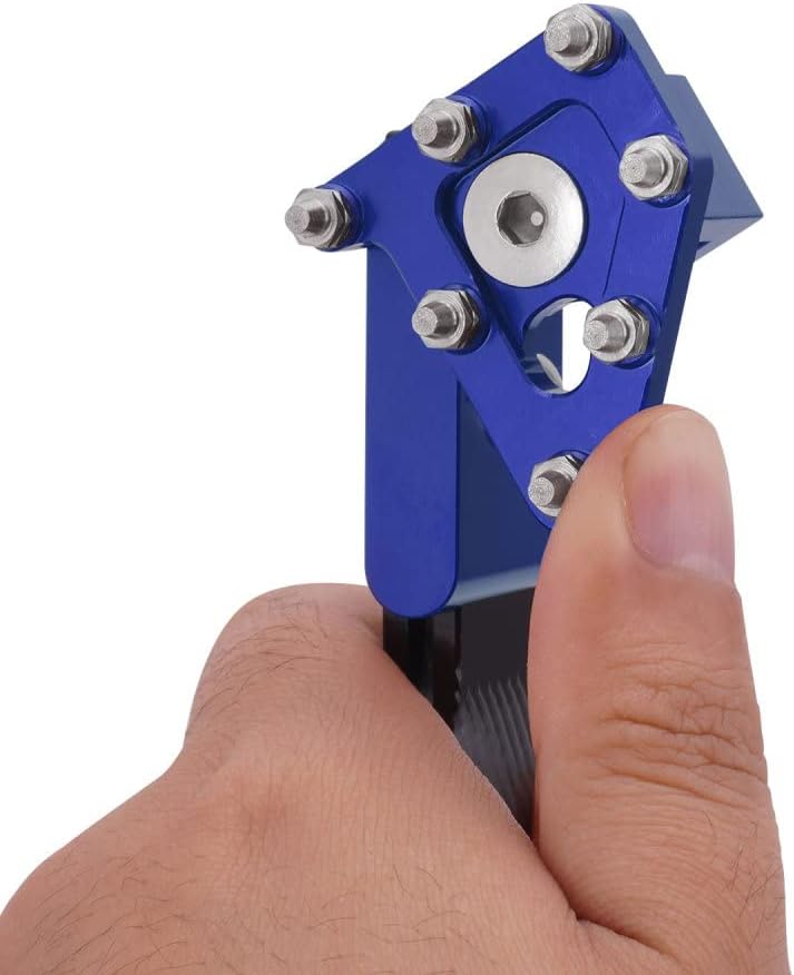 JFG RACING Pedal de freno trasero de motocicleta Palanca de freno de pie plegable de aluminio para WR250R 2008-2020 WR250X 2008-2011 Dirt Bike Azul