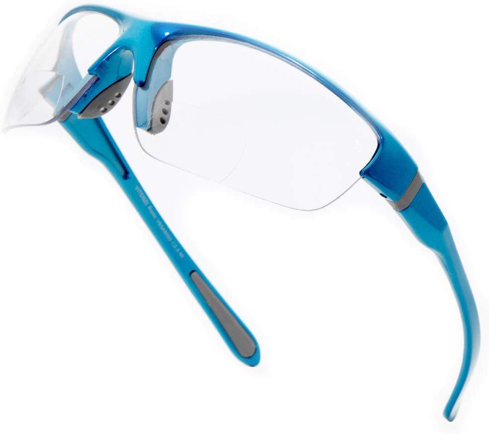 VITENZI Gafas de seguridad bifocales con lectores envolventes para lectura con aumento para hombres y mujeres – Roma