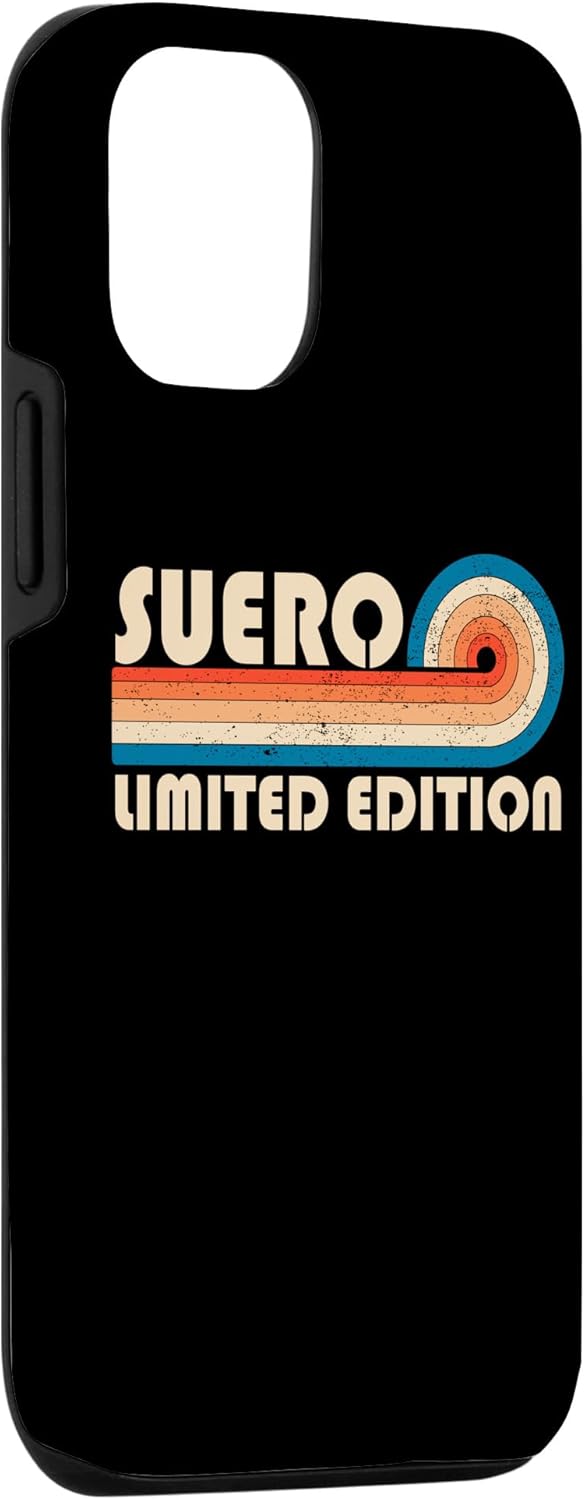 iPhone 13 Pro SUERO Surname Retro Vintage 80s 90s Birthday Reunion Case