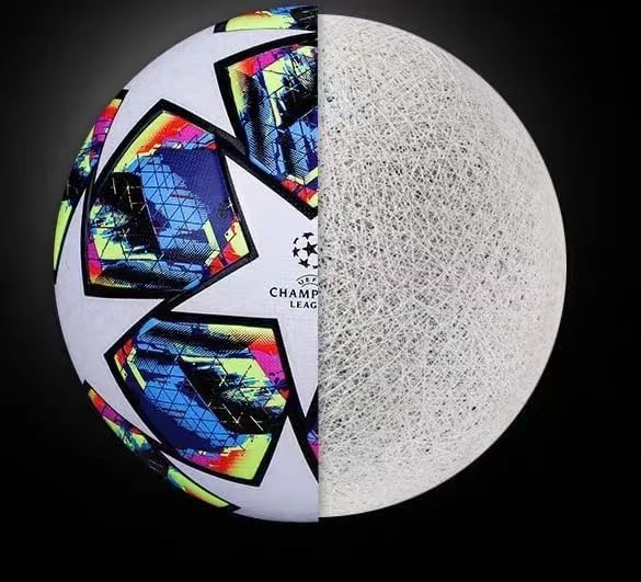 Kiehiu 2021 Champions League Football Fans Memorabilia Soccer Regular No. 4 Regalo de cumpleaños, talla 4