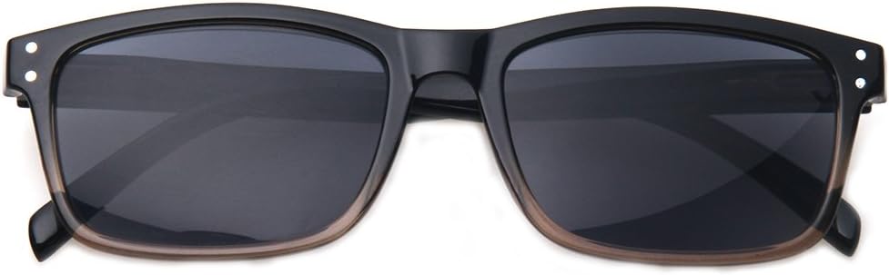 NORPERWIS Paquete de 2 lentes de sol unisex de estilo clásico, lectores cómodos, simples y elegantes