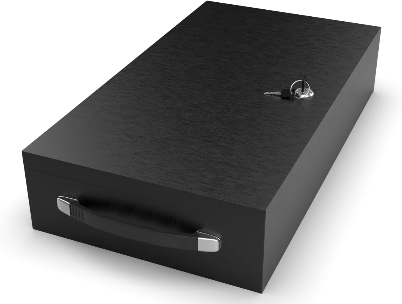 Caja fuerte grande ignífuga, se adapta a documentos legales y más plana, caja de seguridad de acero para el pecho, resistente al fuego para proteger