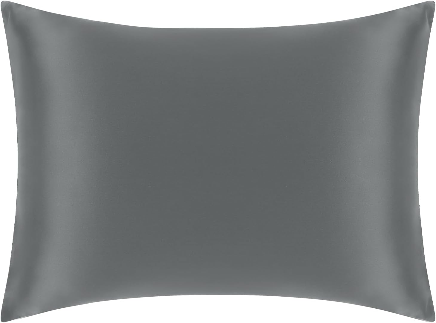 uxcell Funda de almohada de seda satinada para cabello y piel, resistente a las arrugas, a la decoloración, seda natural, 1 funda de almohada suave