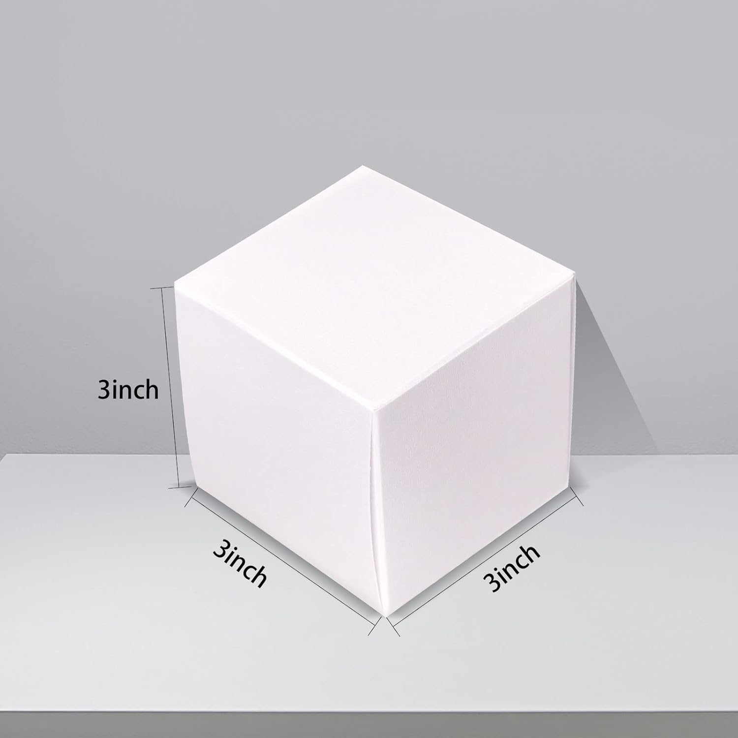NEWSNOW Caja de regalo de caramelos, caja de fiesta, paquete de 50 unidades de 3 x 3 x 3 pulgadas, cajas de regalo de papel, cajas de regalo,