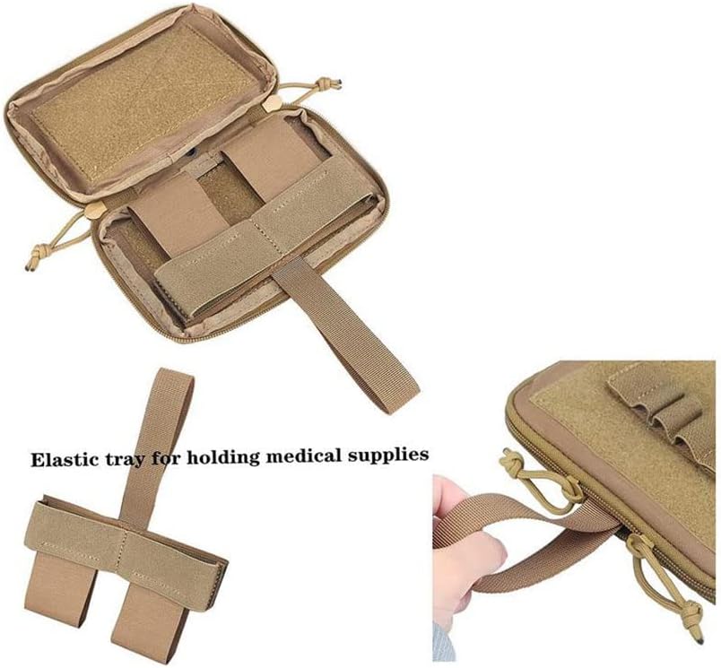 Kits tácticos de primeros auxilios cinturón bolsa médica administrador EMT ayuda emergencia trauma bolsa organizador torniquete titular