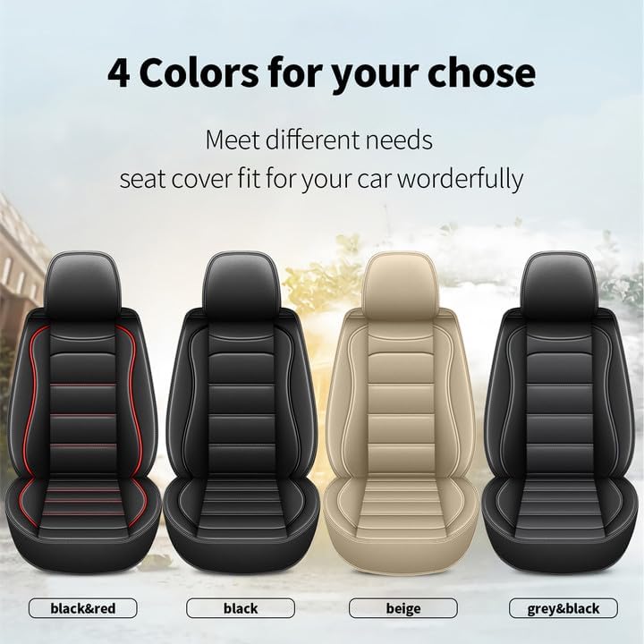 Fundas de asiento de automóvil para Mazda CX5 2013-2024, juego completo de fundas de asiento de automóvil de piel sintética con compatible con bolsa