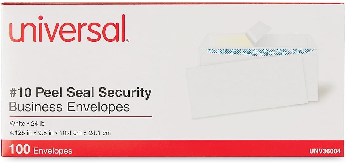 UNV36004 – Sobre de negocios Universal Peel Seal Strip