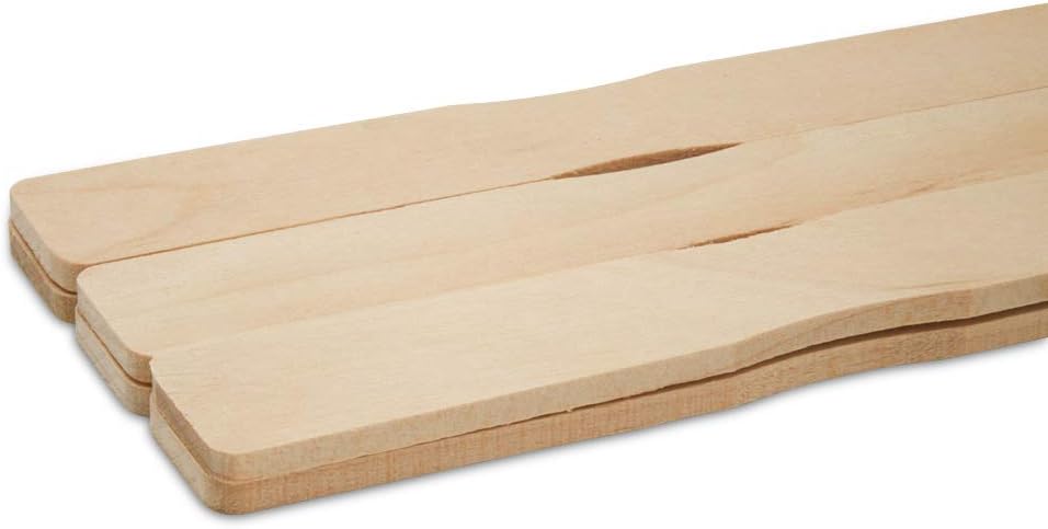 Palitos de pintura de 9 pulgadas, caja de 25 agitadores de pintura de madera dura, paletas de mezcla de madera para epoxi o resina, marcadores de