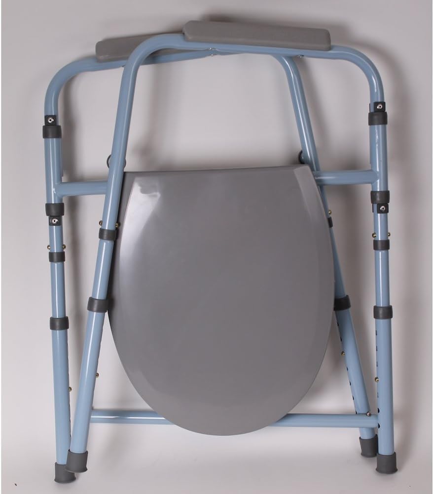 Carex Cómoda plegable 3 en 1 con 14 forros de cómoda – Porta Potty para adultos – Inodoro portátil para campamento, soporta hasta 300 libras,