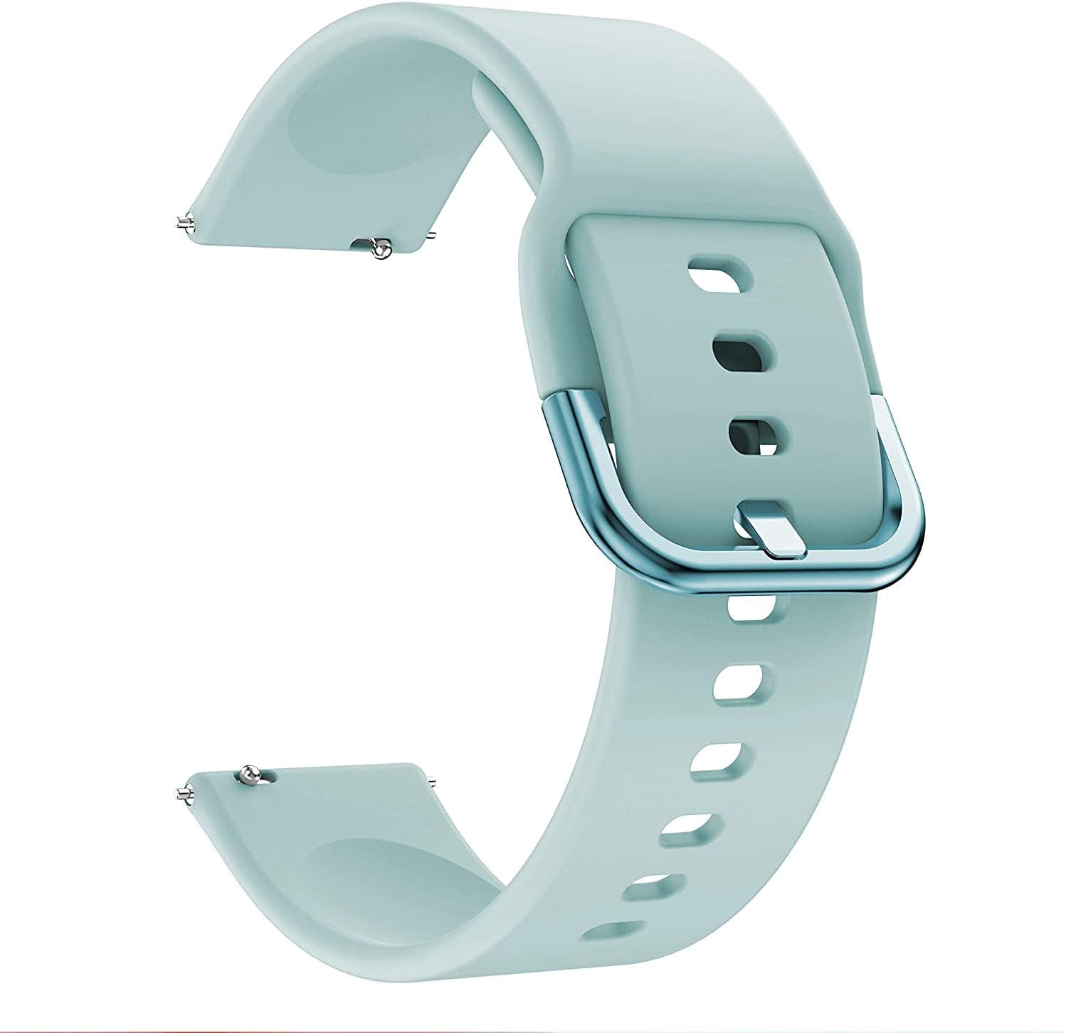 Paquete de 3 correas de reloj compatibles con Garmin Vivoactive 4SVenu 2S  Venu 3SVivomove 3S, 0.71 pulgadas, correa de repuesto de silicona suave