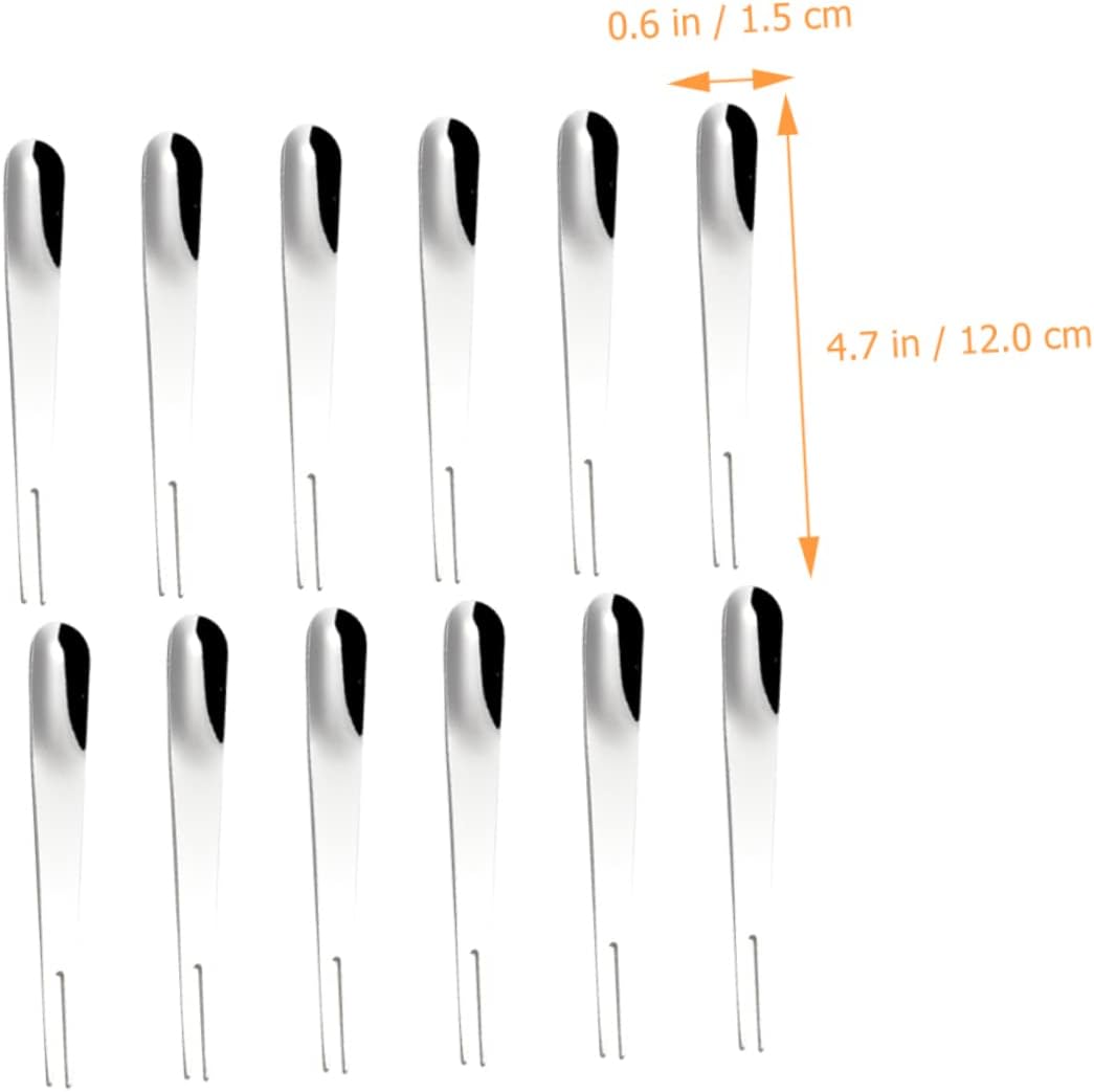 20 Uds. Tenedor de frutas Tenedores de cóctel de pastelería Tenedor de cóctel Picks Cuchara de frutas Tenedor de 2 puntas Cuchara de barro Cuchara