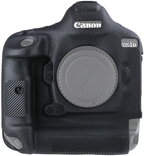 Canon EOS 1DX II – Carcasa para cámara de goma de silicona profesional, funda protectora desmontable para Canon 1DX II (negro)