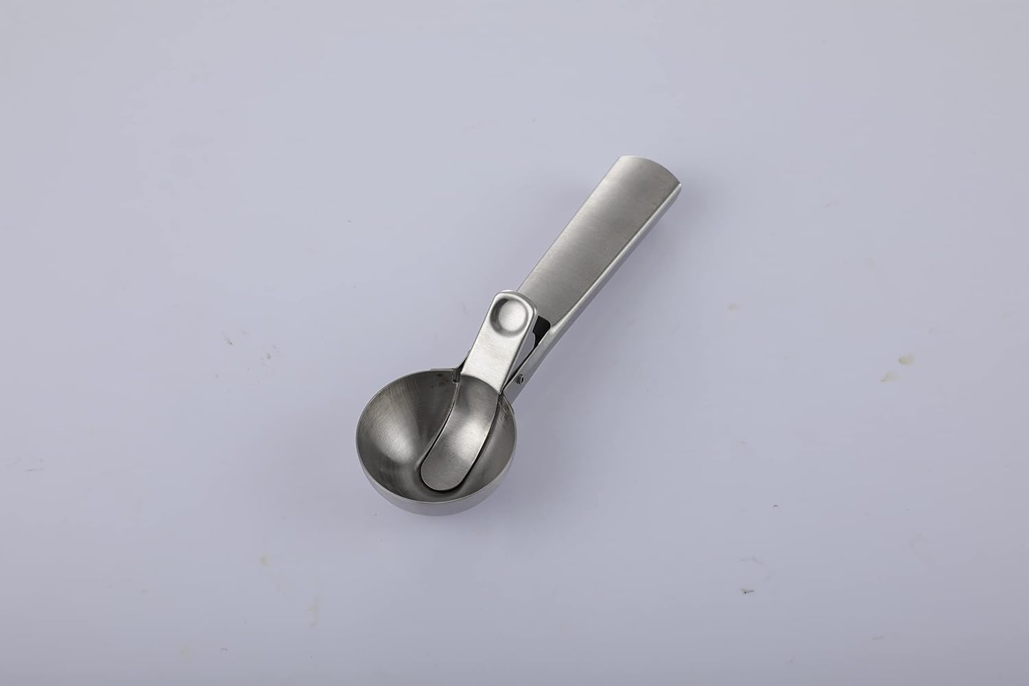 HMBGSFD, cuchara grande para helado, acero inoxidable de alta calidad con gatillo, mango cómodo y anticongelante, cuchara para helado perfecta para