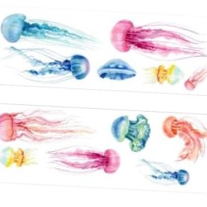 Abaodam 36 Pcs Jellyfish Wall Sticker Undersea Decor Stickers Seajelly Mural Stickers Sea Life Animals Wall Stickers Underwater Wall Sticker Sea Abaodam 36 Pcs Jellyfish Wall Sticker Undersea Decor Stickers Seajelly Mural Stickers Sea Life Animals Wall Stickers Underwater Wall Sticker Sea