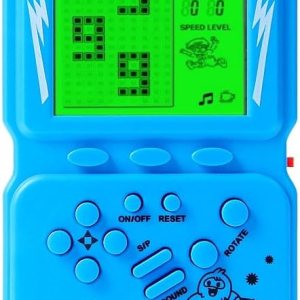 CZT Nueva consola de juegos de bloques retro con retroiluminación verde, pantalla grande, más conveniente para jugar, rompecabezas clásico de CZT Nueva consola de juegos de bloques retro con retroiluminación verde, pantalla grande, más conveniente para jugar, rompecabezas clásico de