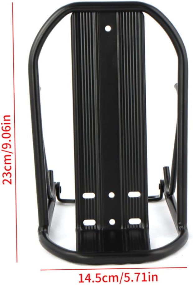 Portabicicletas delantero de aluminio para bicicleta Portabicicletas, estante delantero para bicicleta de montaña, accesorios para bicicleta de