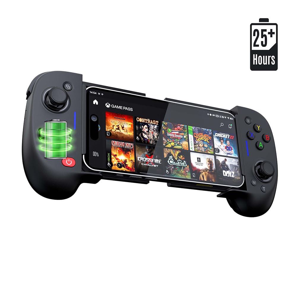 ShanWan Mobile Game Controller for iphone and Android with Upgrade Design PHONE CASE Support Phone Game Controller – PS Remote Play, Xbox Cloud,