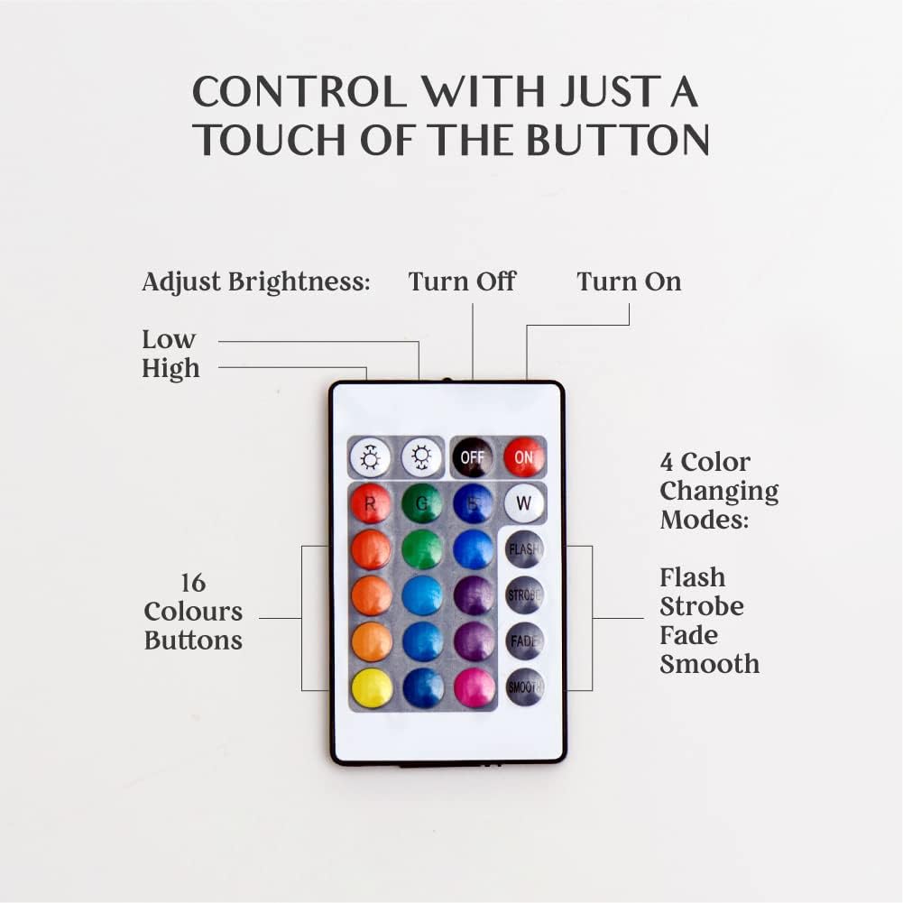 Mydethun Lámpara de luna de 16 colores con 148 modos de combinación, luz de luna regalo para el día de la madre para mujeres, lámpara de luz