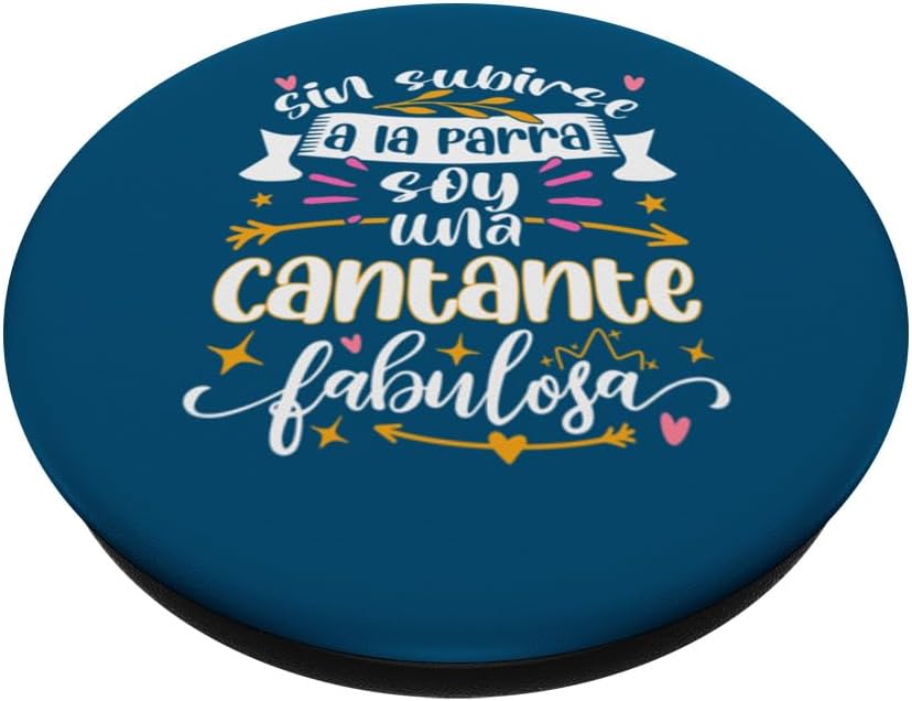 Una Cantante Fabulosa Divertido Mujer Regalos Música PopSockets Standard PopGrip