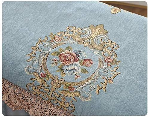 SAZDFY Cojín de encaje para taburete de piano, cubierta de banco antideslizante, funda cuadrada para silla y taburete largo, decorado con macramé,