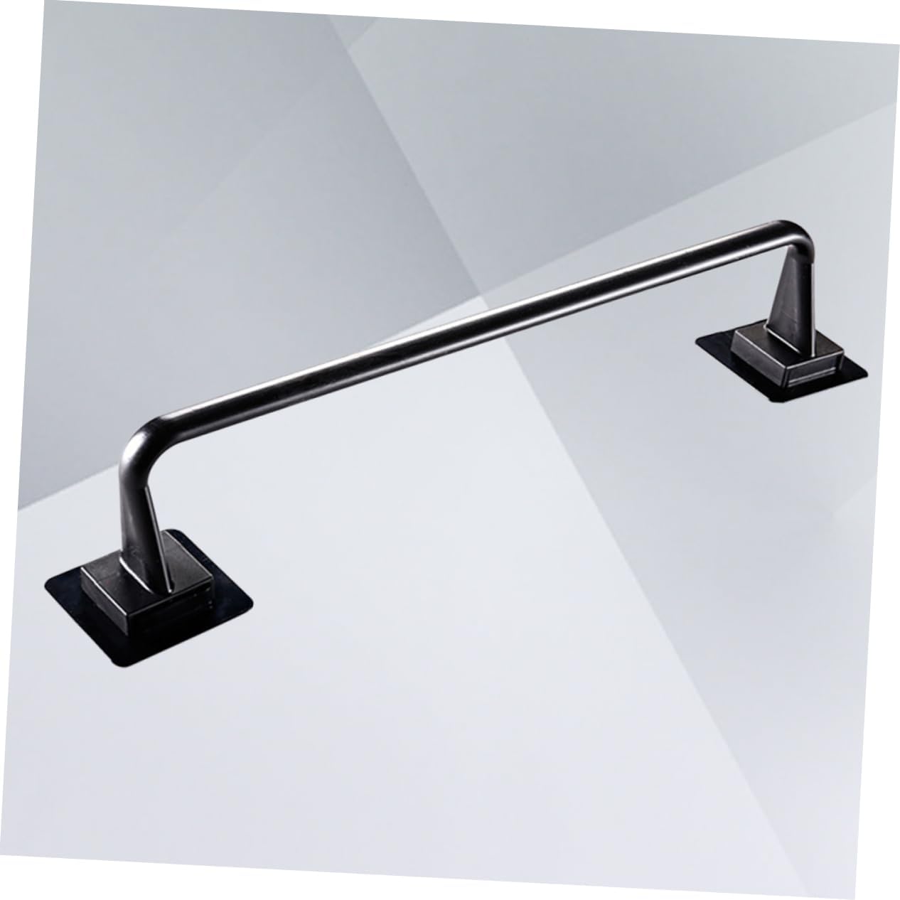 DOITOOL Toallero negro para toallas de baño, soporte para tapa de cacerola, toallero para bar, organizador de toallas sin dejar rastro, toallero de