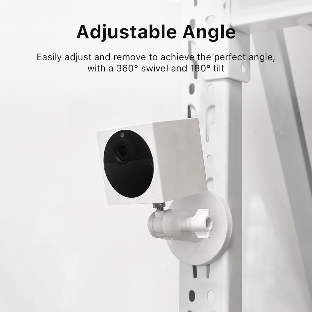 Holicfun Soporte magnético para cámara de seguridad para interiores y exteriores, universalmente compatible con anillo, parpadeo, Eufy, Wyze, Google