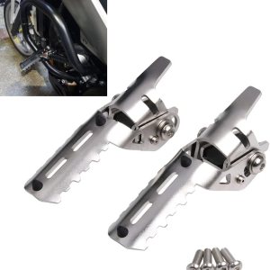 Estriberas delanteras para motocicleta, 0.984 in  1 pulgada, 0.866-0.984 in, estriberas plegables para reposapiés, abrazaderas de guardia del motor, Estriberas delanteras para motocicleta, 0.984 in  1 pulgada, 0.866-0.984 in, estriberas plegables para reposapiés, abrazaderas de guardia del motor,