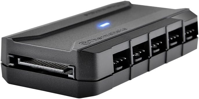 Thermaltake 212159 Accesorio Ac-023-an1nan-a1 Comandante Fp 10 Puerto Hub Para Pwm Fans Retail