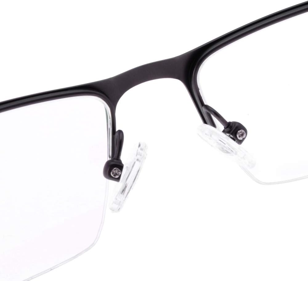 Gafas de lectura grises fotocromáticas +2.50 Fuerza Medio marco Gafas Hombres