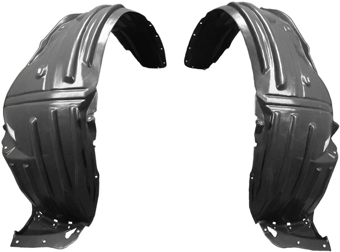 Parts N Go Juego de protectores de guardabarros con clips para piloto delantero 2009-2011 lado del conductor y pasajero izquierdo derecho HO1248135